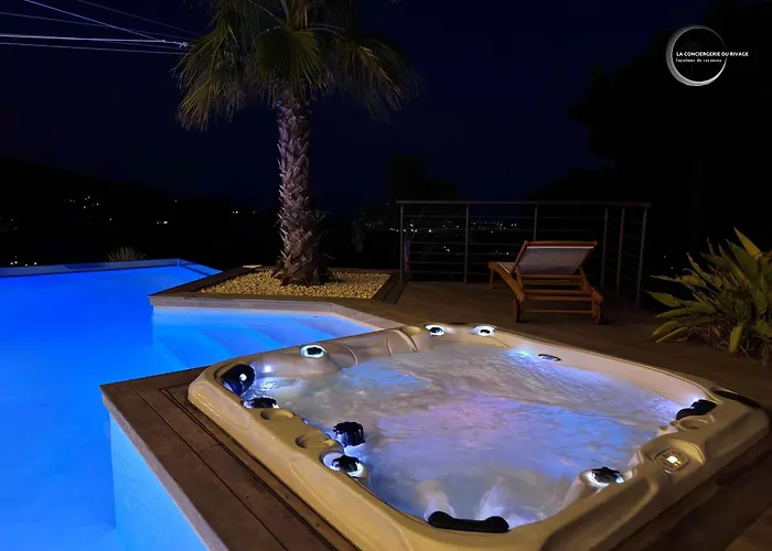 Milagathe - Vue Sur - Piscine - Jacuzzi Hyères