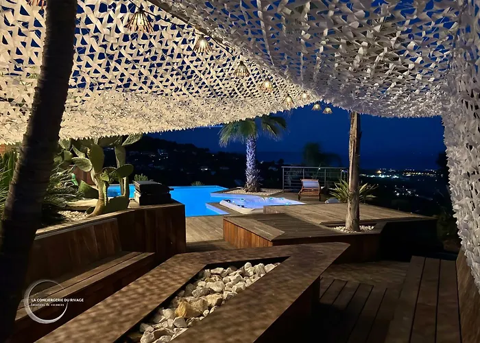 Milagathe - Vue Sur - Piscine - Jacuzzi * Hyères